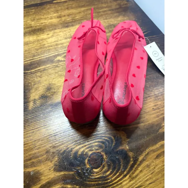 Time And Tru Red Mesh Flats‎ Size 9.5 - Image 5