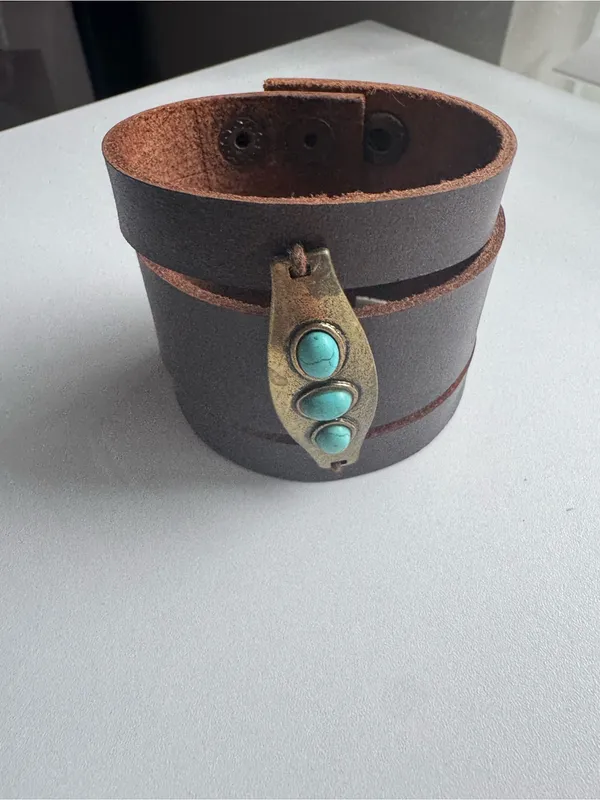 Buckle Western Brown Cowgirl Cuff bracelet - Image 2