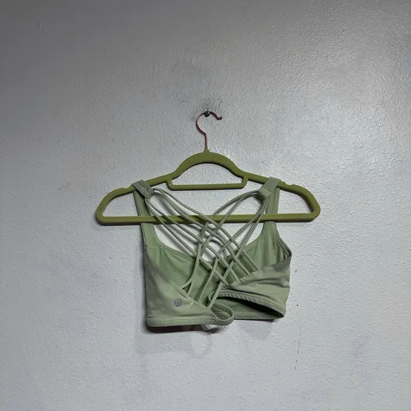 Lululemon Citra Lime Free To Be Serene Sports Bra Sz 8 - Image 13