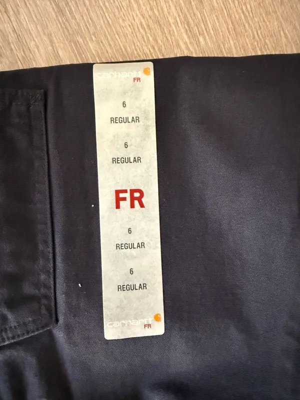 Carhartt Women's FR Rugged Flex Canvas Pant Original Fit Navy Size 6 Regular 102 - Image 9