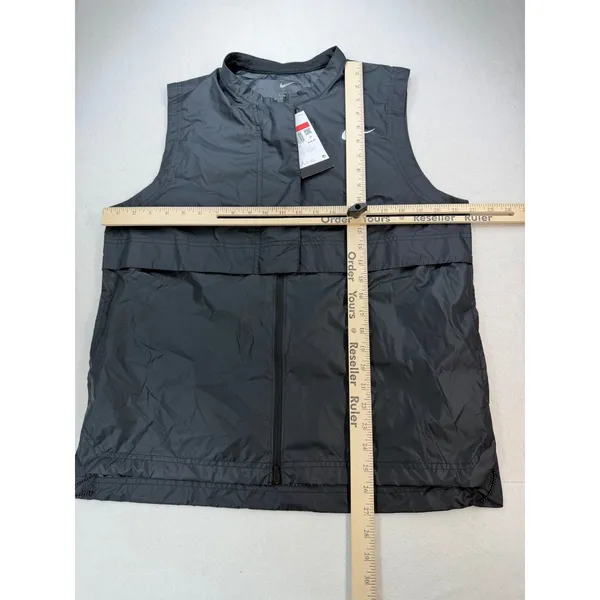 Nike Womens Tour Repel Golf Vest Black Full Zip Sleeveless DX6085-010 Large NWT - Image 7
