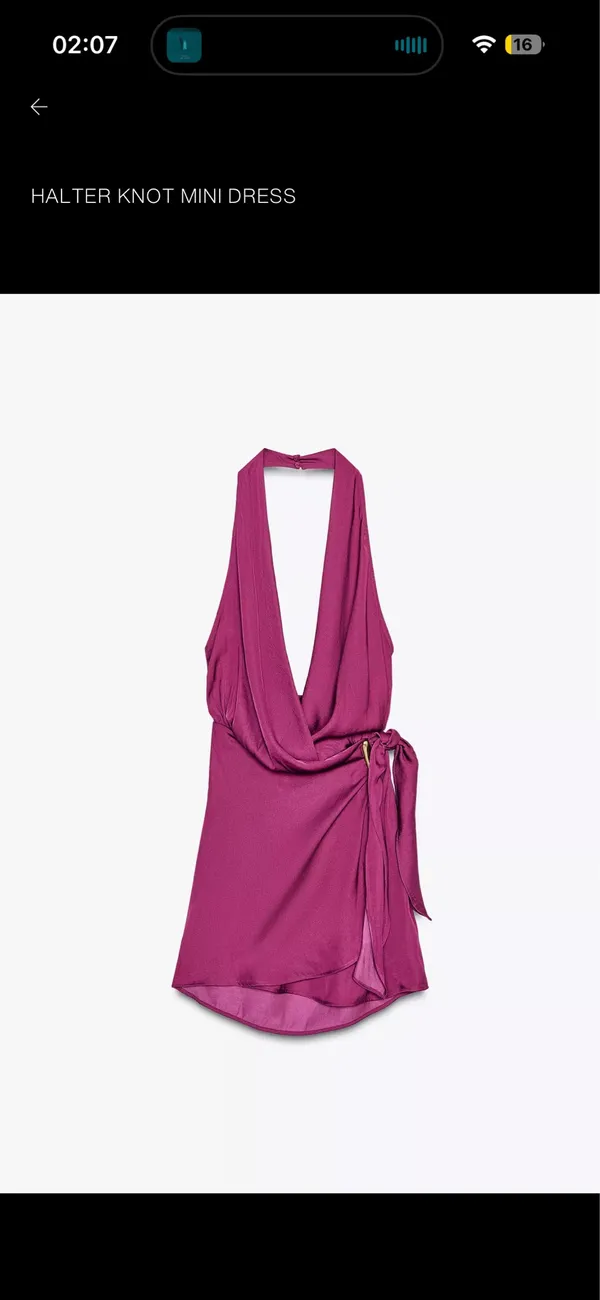 ZARA purple backless dress - Image 2