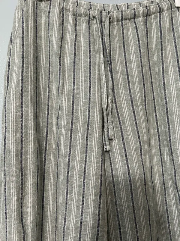 Hollister Linen-Blend Pull-On Baggy Pants || M Long - Image 6