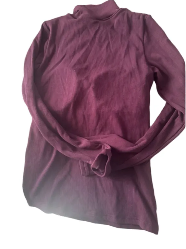 Klassy network Turtleneck Long Sleeve Plum Small - Image 5