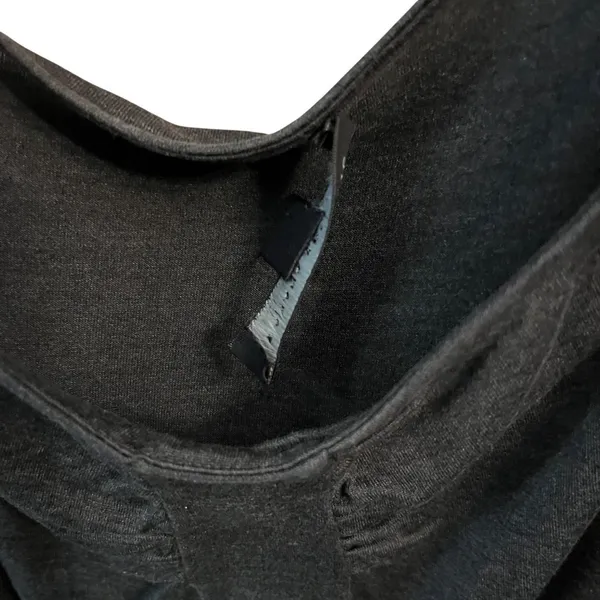 Banana Republic Silk Blouse Womens L Used Dark Gray - Image 12