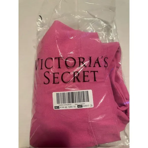 PInk VS - Everyday Fleece Cropped Hoodie - XLarge/Pink - Image 13