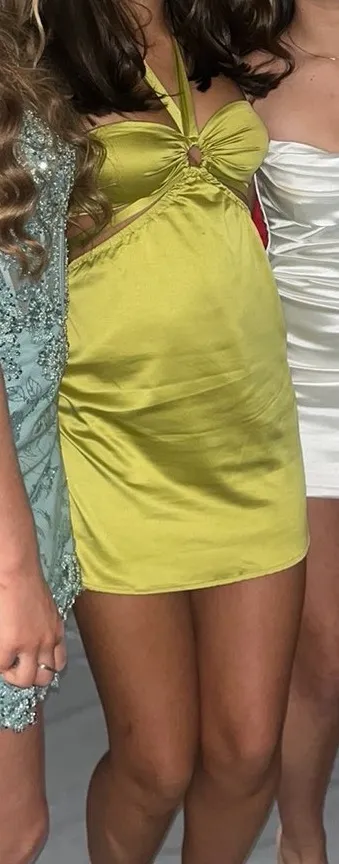 Retrofête Green Dress - Image 2