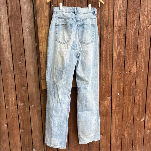 Pacsun Distressed Thrashed 90’s Boyfriend Straight Leg Jean - Image 5