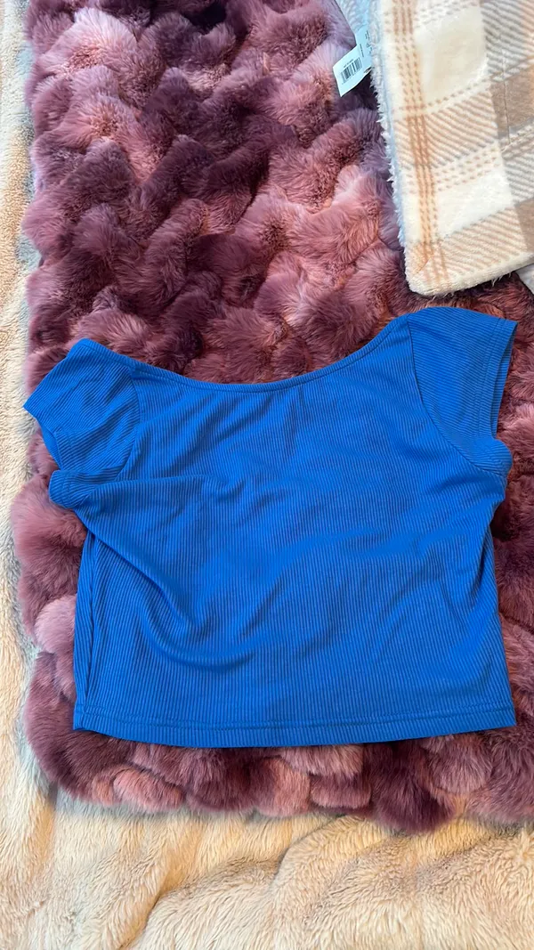 Amazon blue square neck top - Image 3