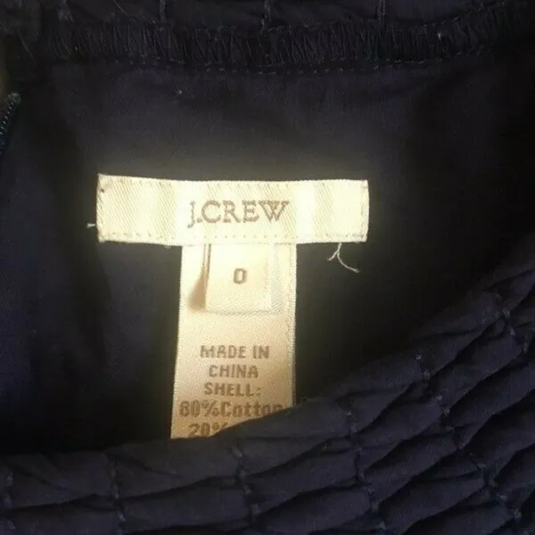 J. Crew size 0 navy dress - Image 4