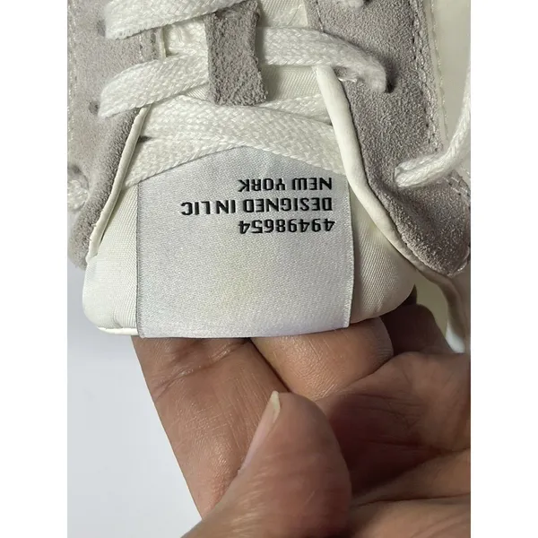 Steve Madden Womens 9 White Gray Suede Gum Sole Retro Low Top Sneakers 494986 - Image 7