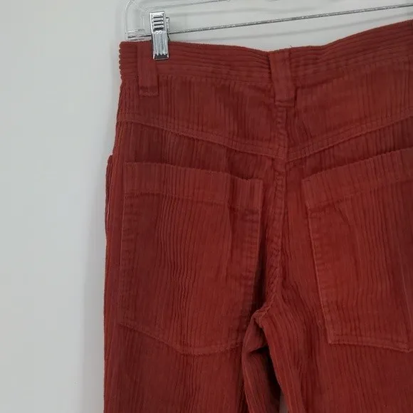 BDG Urban Outfitters Orange/Red Corduroy Straight Leg‎ Mid Rise Pant Size 25 - Image 15