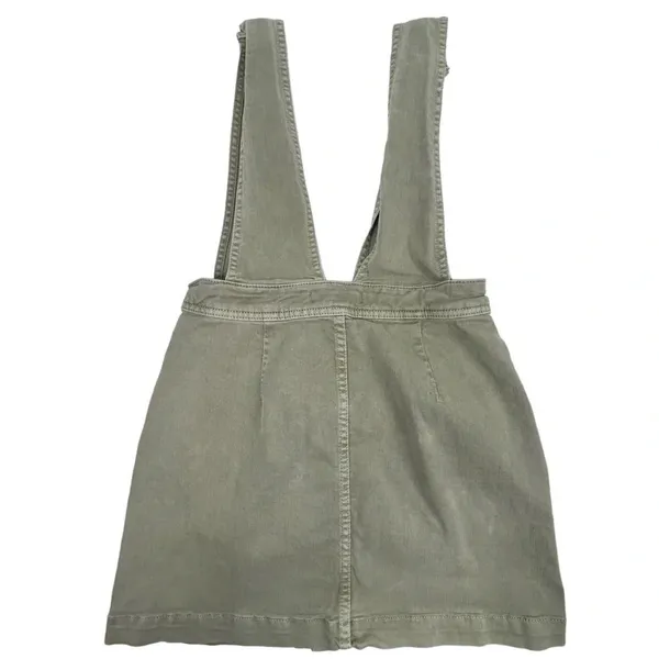 Free People‎ We The Free Women's Size 4 Green Mallory Jumper Overall Dress - Image 2