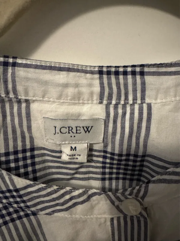J.Crew Top Women’s White Button-Up - Image 2