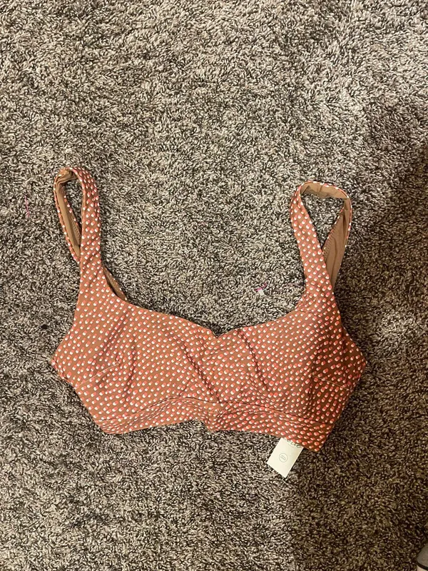 Aerie Orange and Pink Swimsuit Top - Image 4