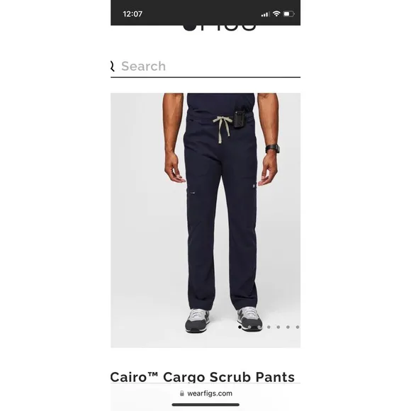 Figs Cairo™ Cargo Scrub Pants X-Large’s navy - Image 2