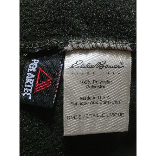 Eddie Bauer Ear Warmer Headband Made In USA Forest Green Polartec One Size Adult - Image 4