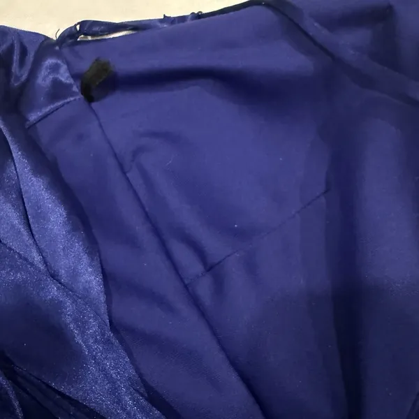 B. Darlin Royal Blue Formal Gown Size 1/2 Junior Prom Dress Side Cutout Ruched - Image 17