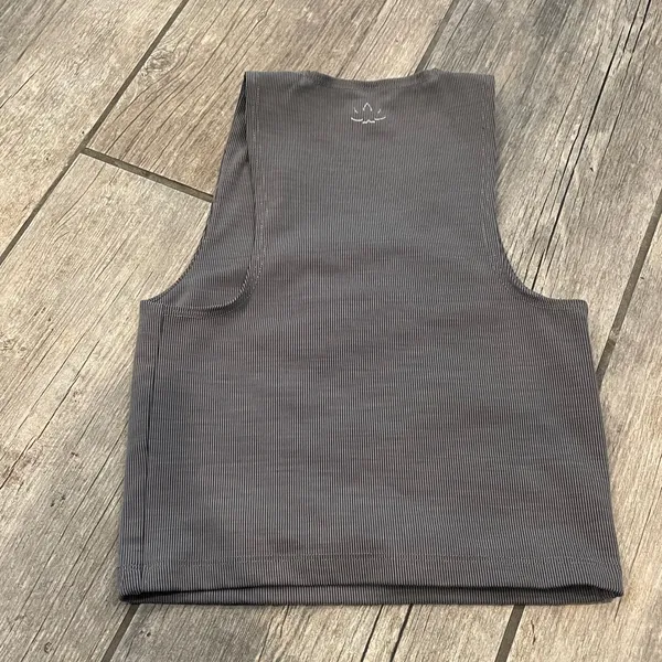 Beyond Yoga Black and White Striped Top - Image 3