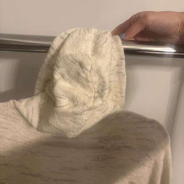 Adyson Parker Light Cream Hooded Knit Cardigan - Image 7