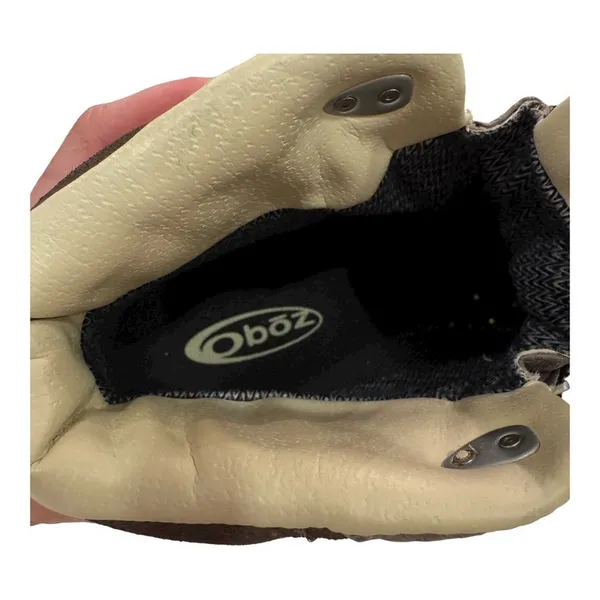 Oboz Juniper Mid B-DRY Hiking Boots Womens 7 Brown Waterproof Nubuck Trail Boot - Image 8