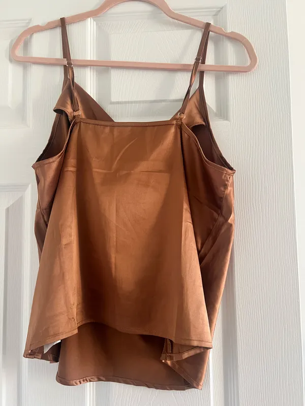 Cowl Neck Top Brown Size XL - Image 2