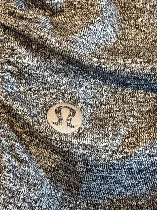 Lululemon License to Train Tight Tank Top Heather Gray Size 0 Ruched Sides - Image 4
