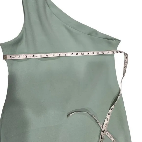 Petal‎ Pup -Nadene one Shoulder Midi Dress Mint Green Size US 14 - Image 4
