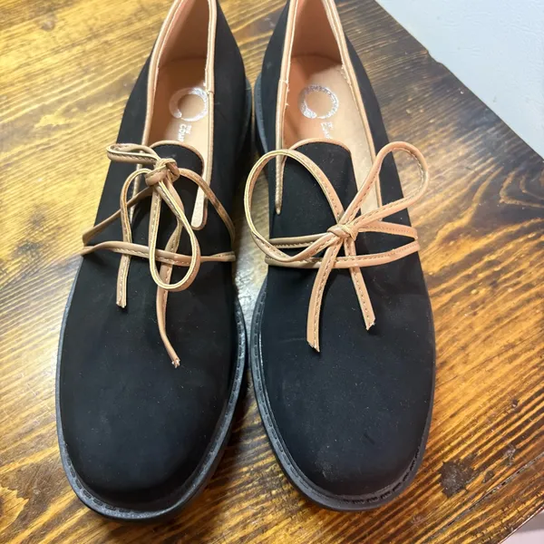 Journee Eilien Black Loafers Size‎ 9.5 - Image 3