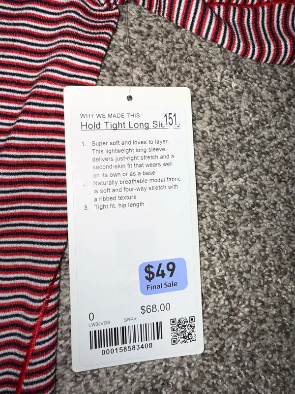 lululemon Hold Tight Long Sleeve Top - Image 4