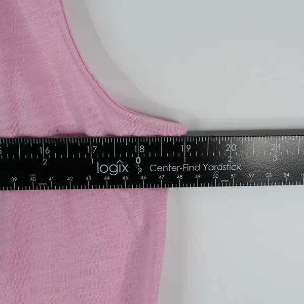 Como Vintage Sleeveless Tank‎ Top V Neck Shirt Womens M Pink New Tractor Supply - Image 8