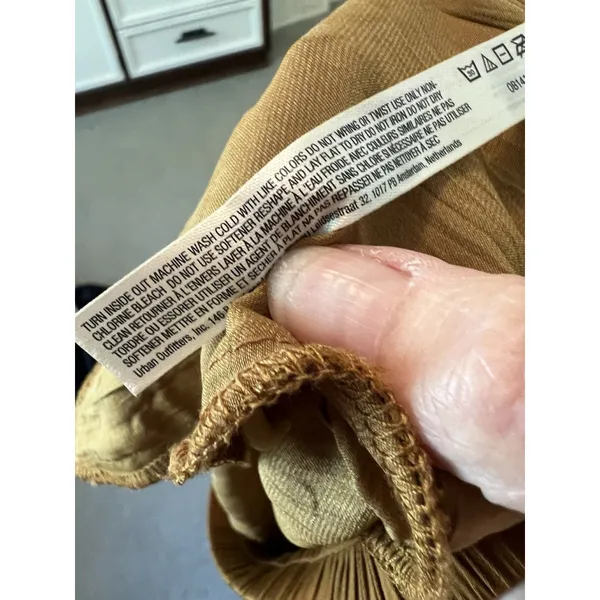 Free People‎ “So Slick” Cargo Pants Size S Brown Slouchy Pocket Pants - Image 9