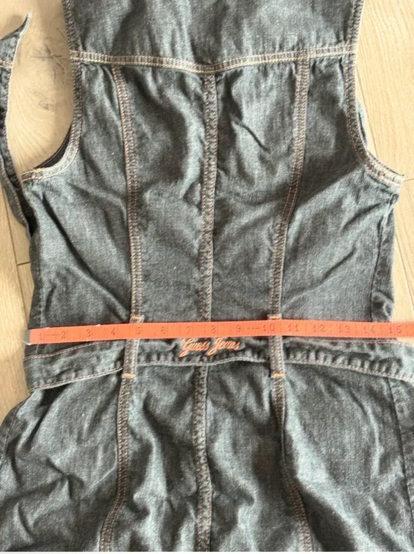 Guess Sleeveless Denim Midi Dress - Image 5