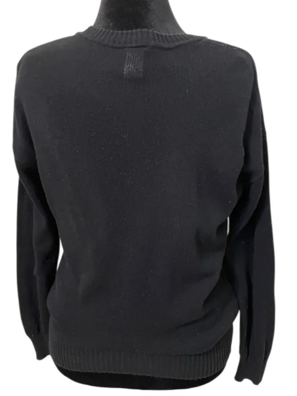 Disney Nightmare Before Christmas Jack Sally Sweater Unisex Medium Black Knit - Image 5