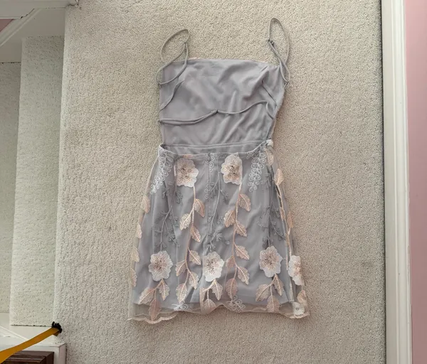 Silver homecoming dress Size XS - Image 2