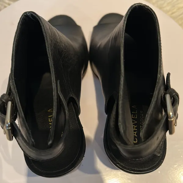 KURT GEIGER Leather Peep Toe Heel Sandals Women's size 40. - Image 7