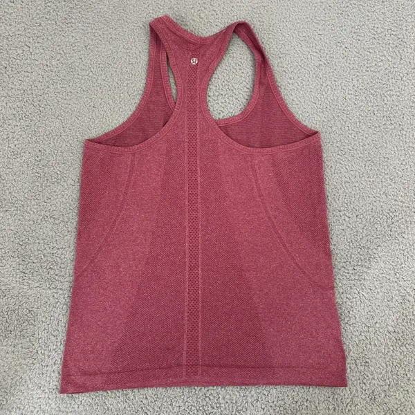Lululemon Swiftly Tech Tank Top Pink Athletic Athleisure‎ Gym Workout Women's 10 - Image 2