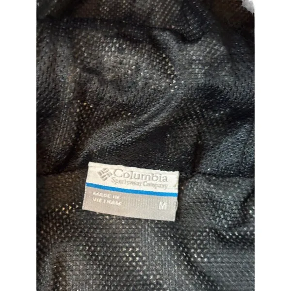 Columbia womens Medium Waterproof Nylon Jacket In Black - Image 6