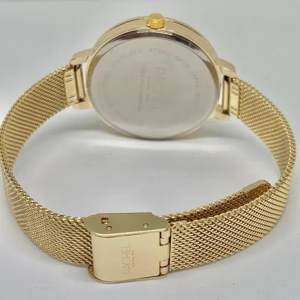 Rachel Roy women’s watch 35mm gold tone adjustable bracelet running - Image 4