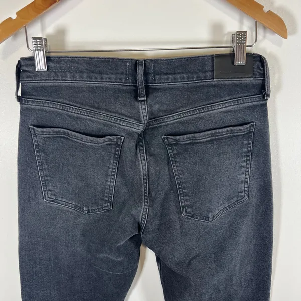 Citizens of Humanity Emmanuelle Slim Bootcut Jeans Faded‎ Black Size 28 Boho - Image 7