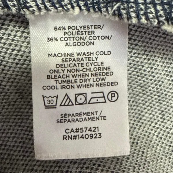 Ann Taylor LOFT Gray Sleeveless Knit Cami Camisole Bubble Hem Crop Tank Top Sz L - Image 4