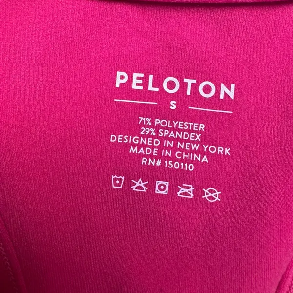 Peloton Tank Top Women's Pink Racerback Athletic Workout Fitness‎ Size S - Image 4