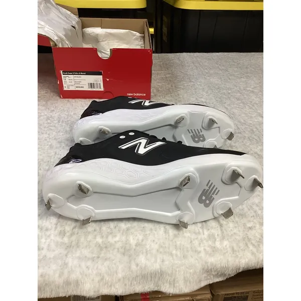 New Balance Fresh Foam X Velo v3 Metal Softball‎ Cleats Black White SMVELOK3 13W - Image 6