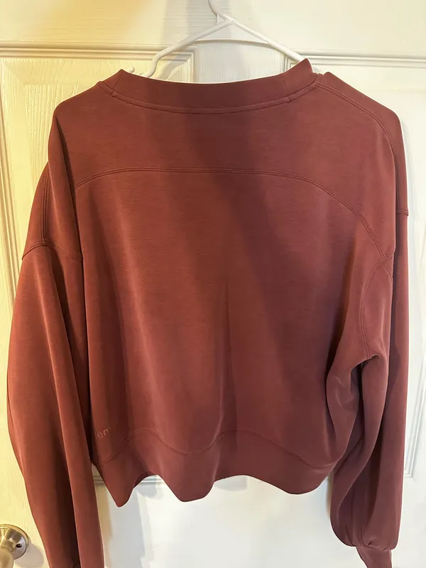 Lululemon Softstreme Cropped Crew Oversized 6 - Image 2