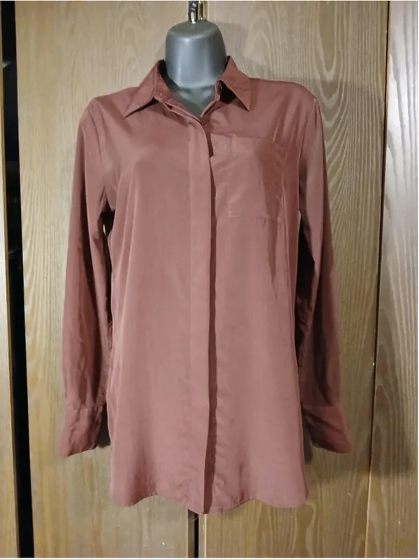 Nine West Women's XS Long Sleeve Button Front Blouse – (INV115) A2 - Image 8