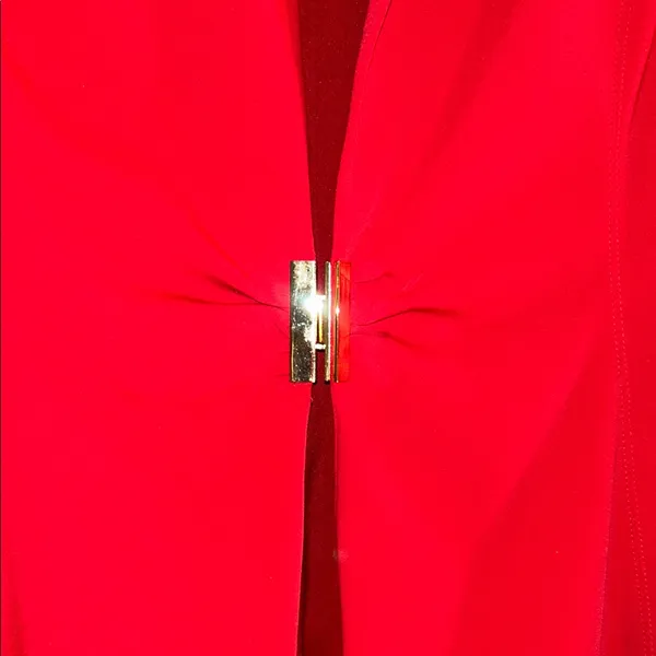 Vintage Worth Size 8 Red Women's Blazer - Image 4