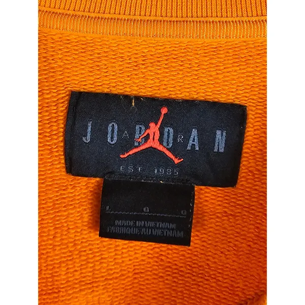 Jordan‎ X Titan Womens Orange Crewneck Sweatshirt Large - Image 5