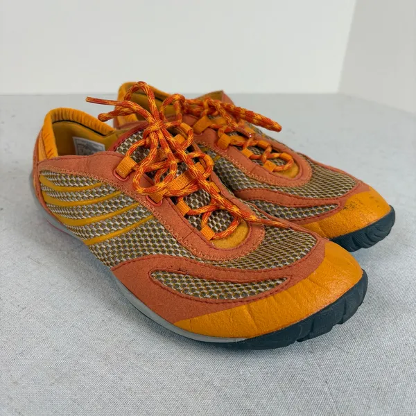 Merrell Women's Barefoot Run Pace Glove Lychee Water Resistant Orange Sneakers 8 - Image 2