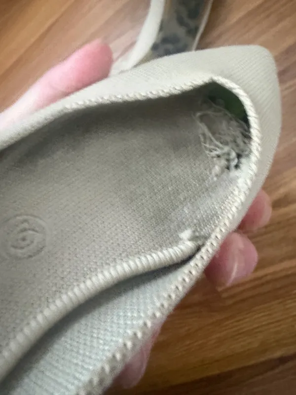 Rothy's The Point Flax Birdseye Neutral Flats Size 9.  - Image 7
