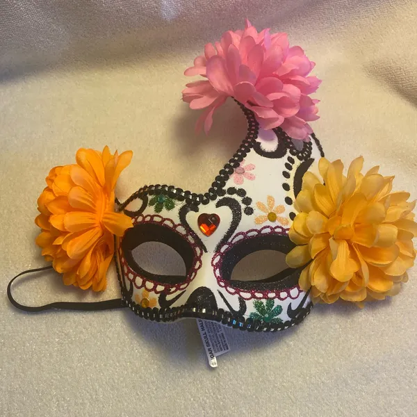 Floral Day of the Dead Mask - Image 2